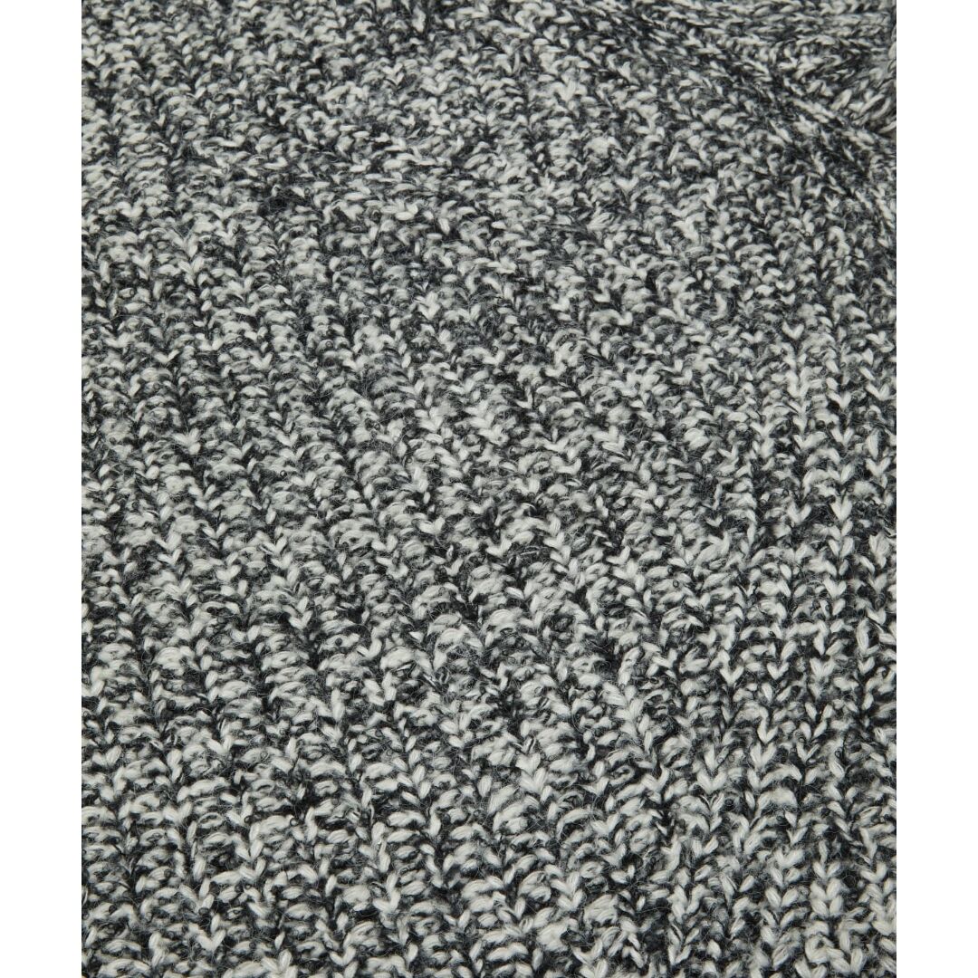 BAL / MIXED DIAMOND RIB SWEATER / BLACK | Sopho