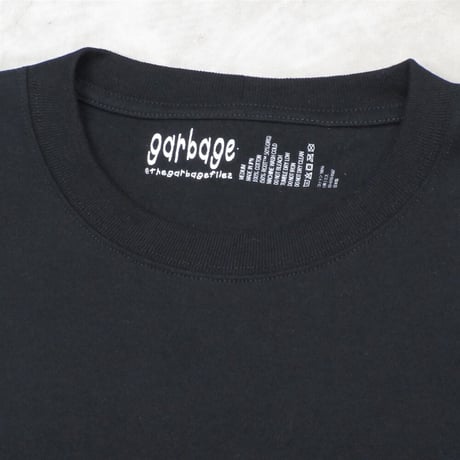 GARBAGE / PLAIN POCKET TEE / BLACK