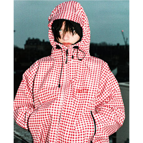 BoTT / GINGHAM SHELL JACKET / BLACK