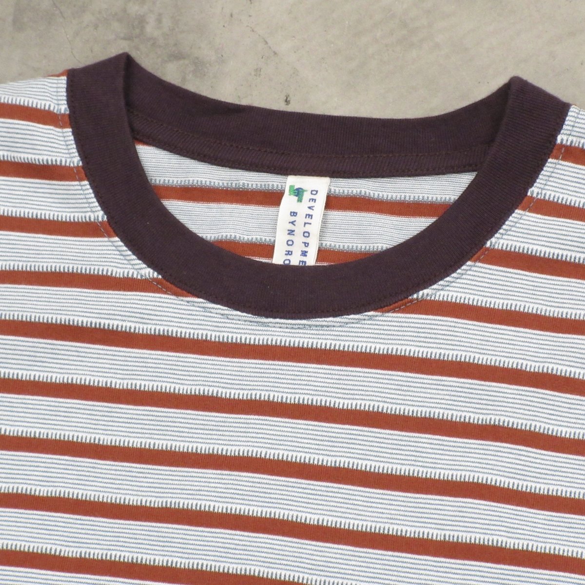 NOROLL / UNEVENNESS S/S TEE / ORANGE | Sophomore
