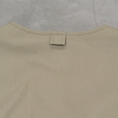 tone / MINIMAL WORK VEST / BEIGE