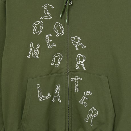 SOL soonerorlater / YOGA ZIP HOODIE / GREEN