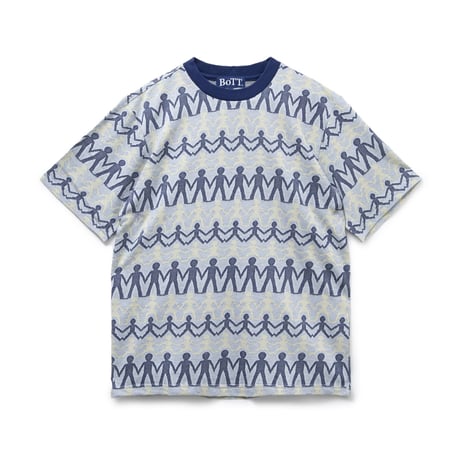 BoTT / FAMILY JACQUARD S/SL TEE / NAVY