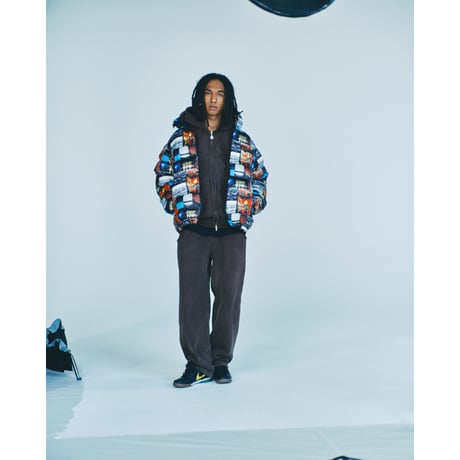 BoTT / HOODED PUFFER JACKET / MULTICOLOR