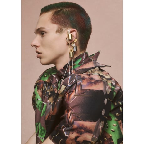 BAL / COLLAGE LYOCELL SS SHIRT / BLACK
