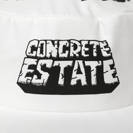 HOMBRE NINO / CONCRETE ESTATE LOGO CAP / WHITE