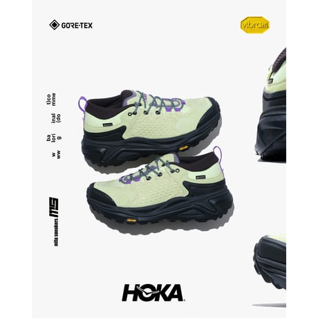 HOKA / KAHA 3 LOW GTX TP "GORE-TEX" / HONEYDEW/BLACK