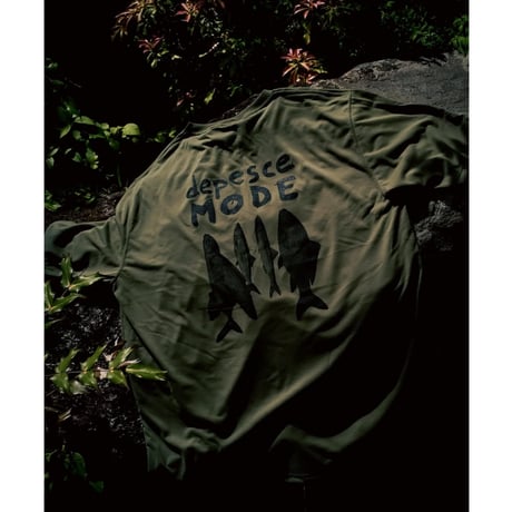 GARBAGE / POCKET TEE (DEPESCE MODE) / ASH GREY (BLACK PRINT)
