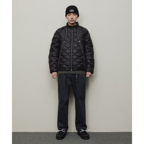 BAL / REMOVABLE SLEEVE DOWN JACKET / BLACK