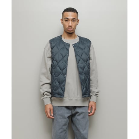 BAL / x TAION BALMACAAN COAT WITH DETACHABLE DOWN VEST / WOLF GRAY