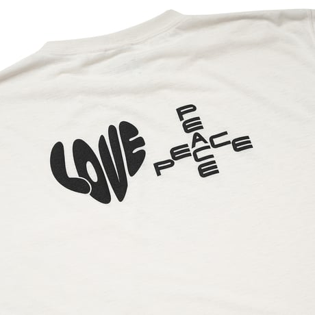 GARBAGE / POCKET LS TEE (L&P) / OFF WHITE (BLACK PRINT)