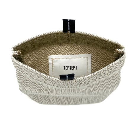 ALWAYTH / [H]ERRINGBONE POUCH MADE BY ZEPTEPI / HERRINGBONE