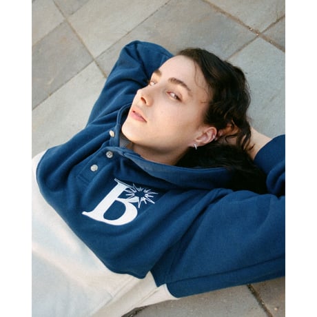 BoTT / 2 TONE PULLOVER HOODIE / RED