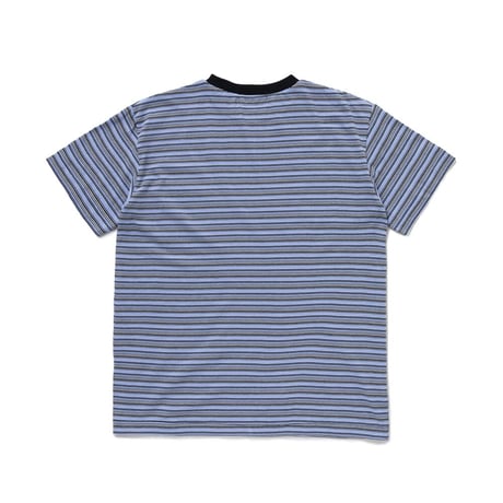 BoTT / JACQUARD BORDER TEE / BLUE