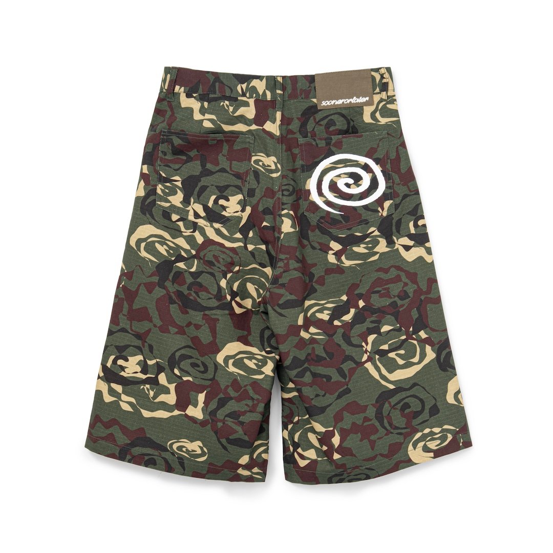 SOL soonerorlater / COTTON RIPSTOP BAGGY SHORTS