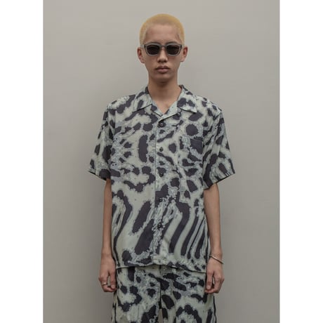 BAL / ACID ANIMAL RAYON SS SHIRT / GRAY