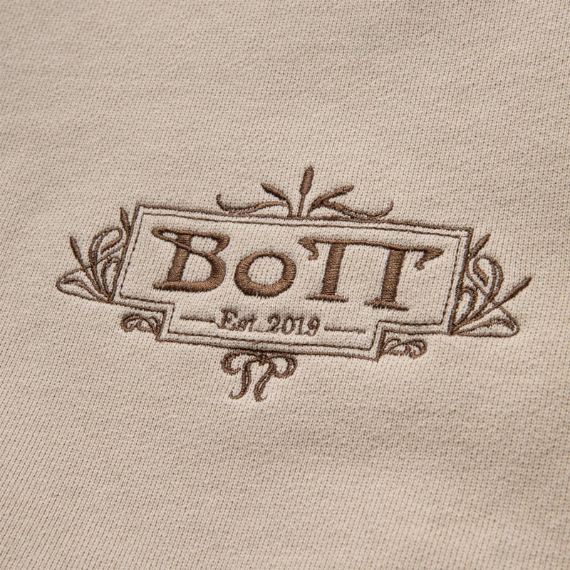 トップス BoTT LUXE LOGO CREW BoTT / LUXE LOGO CREW / PUTTY | Sophomore