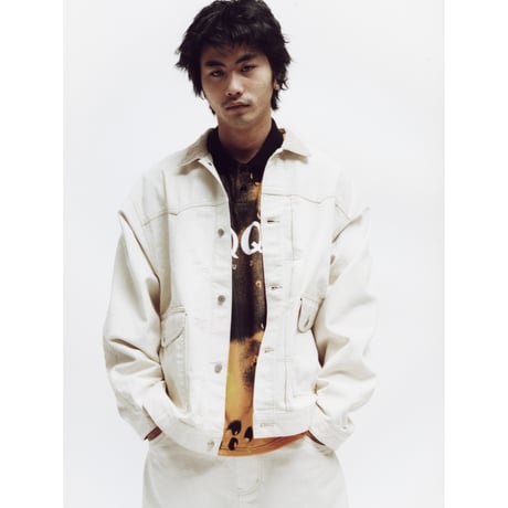 LQQK STUDIO / SUBLIMATED POLY POLO SS24 / ORANGE