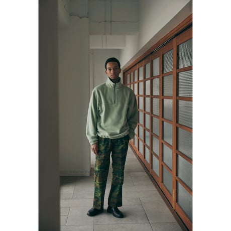 COMFORTABLE REASON / WARM UP FLEECE JACKET / LIME