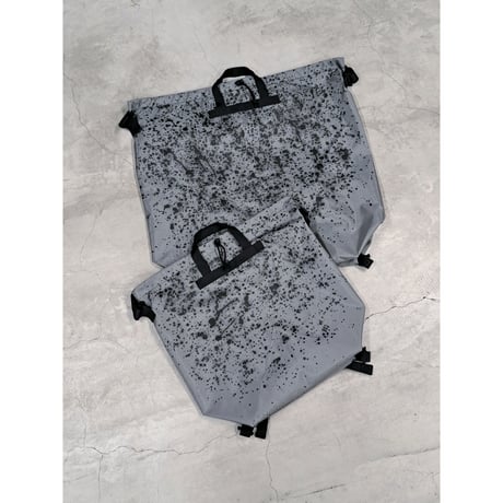 ZEPTEPI & Co. / DRIL BAG / MEDIUM / RAINDROPS / GRAY