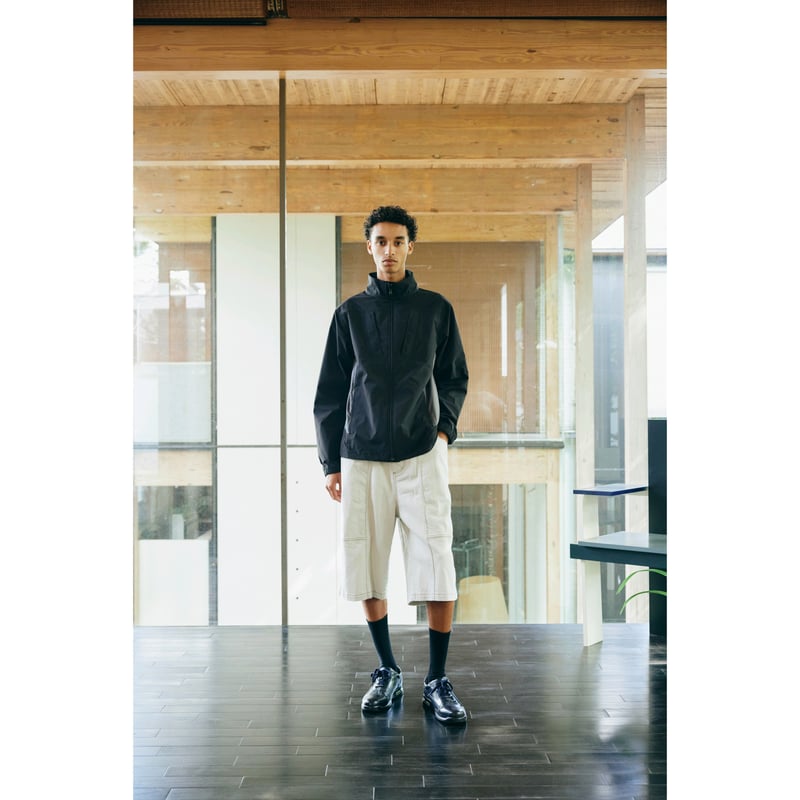 COMFORTABLE REASON / DENIM BUGGY SHORTS / SNOW