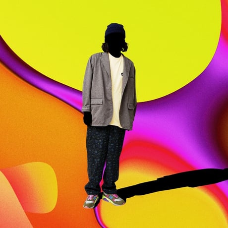 HOMBRE NINO / EASY PANTS / BLACK FLOWER