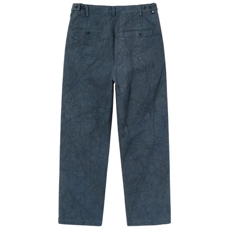 STUSSY / CANVAS VOLUME PLEATED TROUSER / NAVY