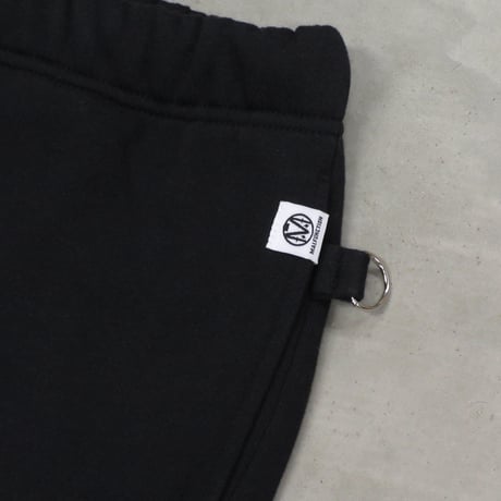 MALFUNCTION / ZIP SWEAT PANTS / BLACK