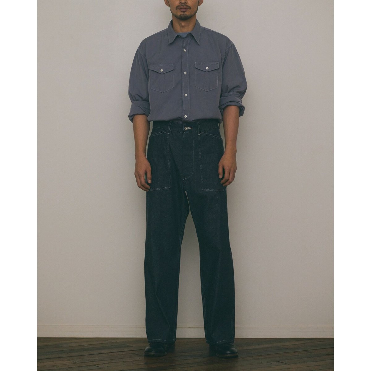 フィグベル　PHIGVEL Mil Denim Trousers M PHIGVEL MAKERS MIL DENIM TROUSERS INDIGO | TODAY CLOTHING