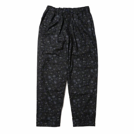 HOMBRE NINO / EASY PANTS / BLACK FLOWER