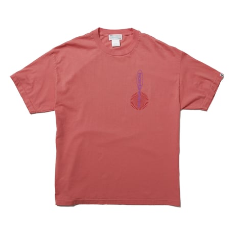 HOMBRE NINO / VINTAGE WASH S/S PRINT TEE / CORAL