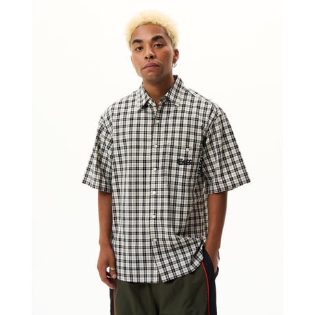 BoTT / PLAID S/S SHIRT / BLACK