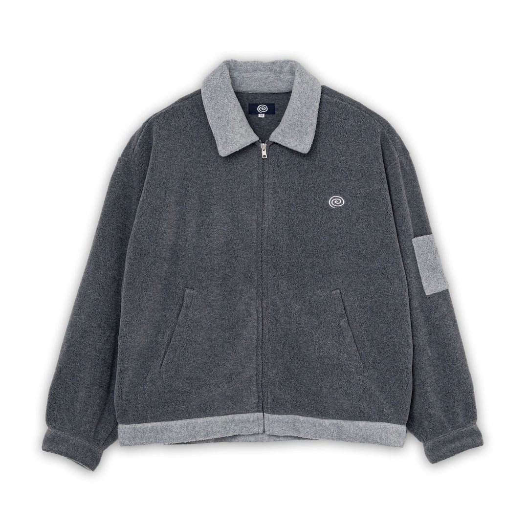 ジャケット・アウター sol soonerorlater SOL soonerorlater / FLEECE WORK JACKET / GRAY |