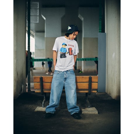 SPECIAL GUEST K.K. / BLOCK FIGURE TEE / WHITE