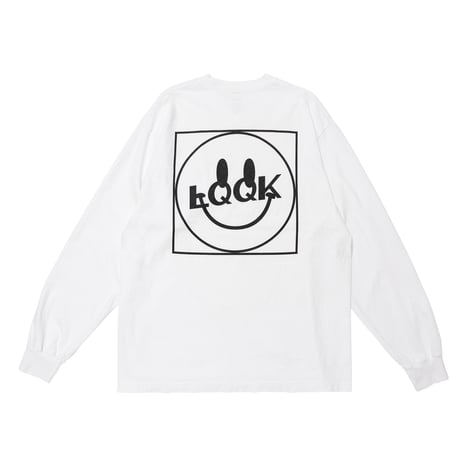 LQQK STUDIO / LQQK SMILEY LOGO POCKET TEE / WHITE