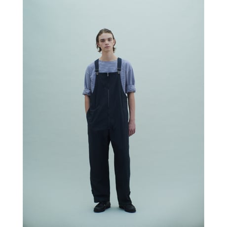 PHIGVEL MAKERS & Co. / RASCHEL BORDER BOAT NECK LS TOP / OLD SAX x IVORY