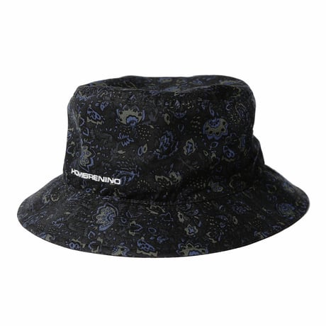 HOMBRE NINO / BUCKET HAT / BLACK FLOWER