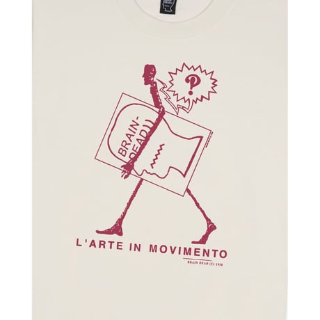 BRAIN DEAD / MOVIMENTO T-SHIRT / CREAM