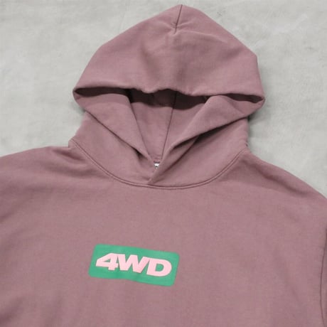 4WD  (4 WORTH DOING) / PUFF INK HOODIE / MAUVE