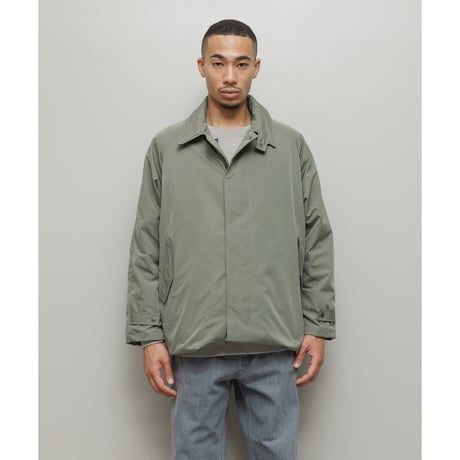 BAL / x TAION BALMACAAN COAT WITH DETACHABLE DOWN VEST / WOLF GRAY