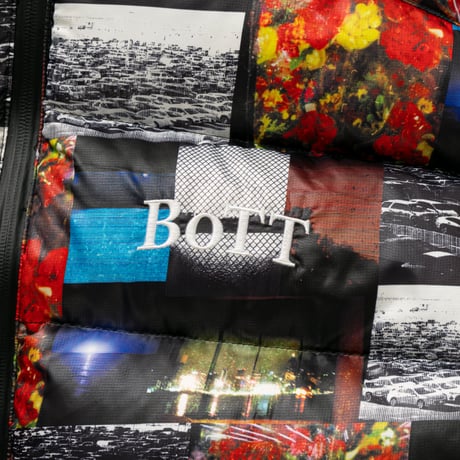 BoTT / HOODED PUFFER JACKET / MULTICOLOR