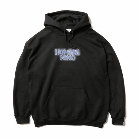 HOMBRE NINO / ICE HOODED PULL OVER / BLACK