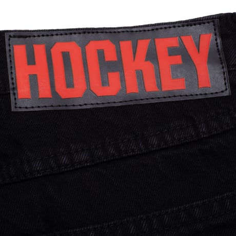HOCKEY / DOUBLE KNEE JEAN / BLACK