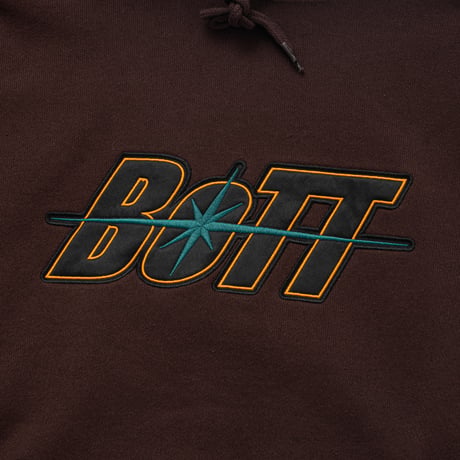 BoTT / SPACE LOGO HOODIE / BROWN