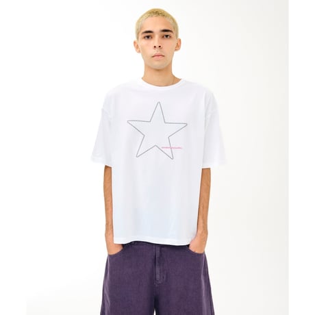 SOL soonerorlater / STAR TEE / WHITE