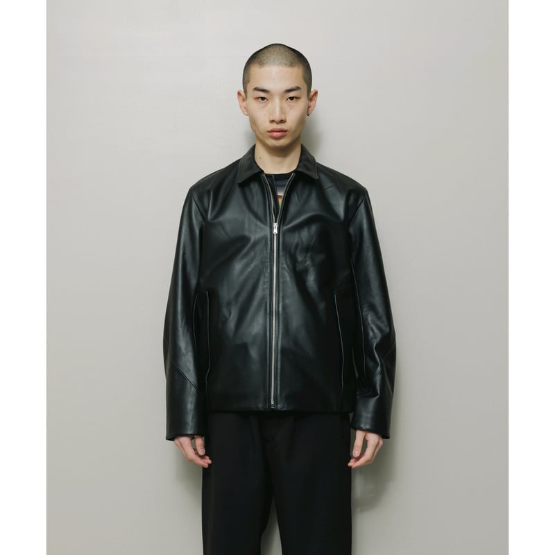 BAL / TECH LEATHER ZIP JACKET / BLACK | Sophomore