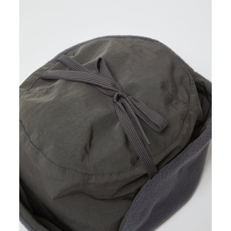 BAL / FLEECE EAR FLAP 6-PANEL HAT / BLACK