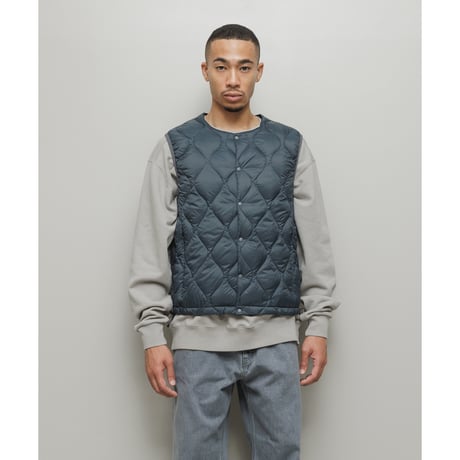 BAL / x TAION BALMACAAN COAT WITH DETACHABLE DOWN VEST / WOLF GRAY
