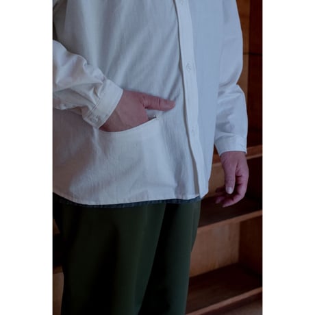 NOROLL / NORMAL L/S SHIRT / WHITE