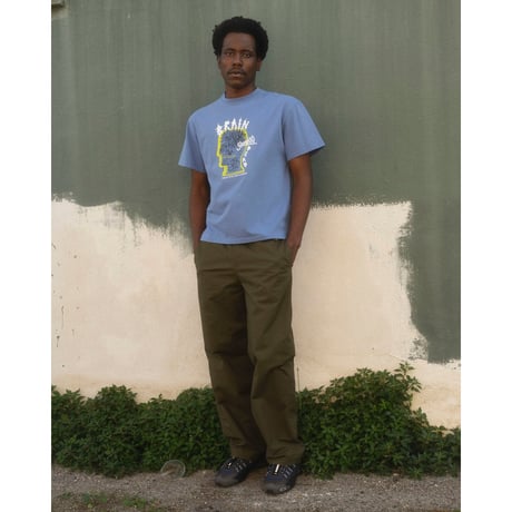 BRAIN DEAD / RINGING EAR T-SHIRT / BLUE